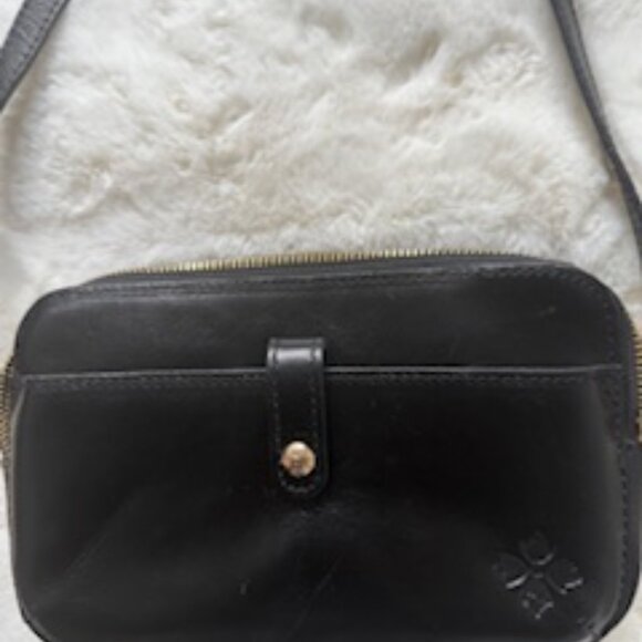 Patricia Nash Alessa Black Leather Crossbody Bag - Picture 4 of 7
